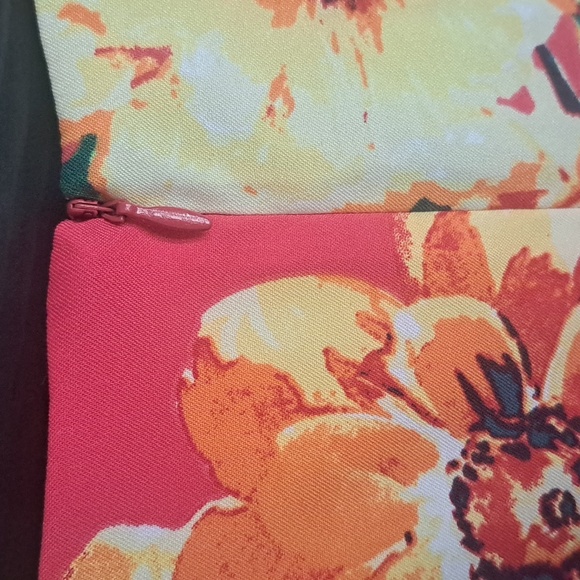 Alyx Dress Womens Pink Floral Sheath Sleeveless Zip-Up Dress Sz 12 #New - Picture 9 of 9